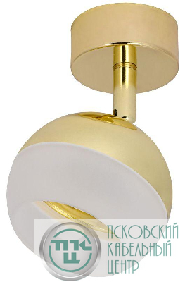Светильник 4011 GX53 настенно-потолочный золото IEK LT-USB0-4011-GX53-1-K22