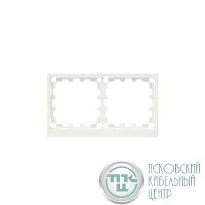 Рамка 2-м KANT бел. магнолия DKC 7000904