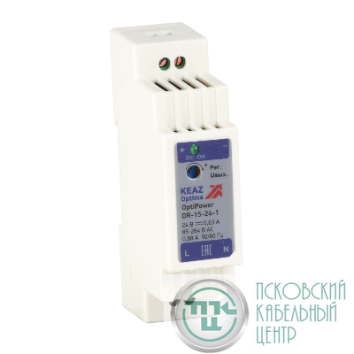 Блок питания OptiPower DR-15-24-1 КЭАЗ 284543