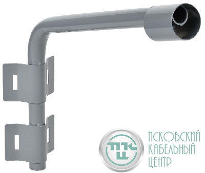 Кронштейн КР-2 d60 L500 монтаж. лента 2 хомута сер. IEK LT-DKU0D-CR-60-50-22-K03