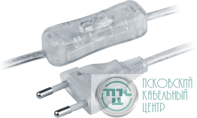 Шнур 61 723 NPS-FS-170-2х0.5-TR 1.7м с выкл. прозр. Navigator 61723
