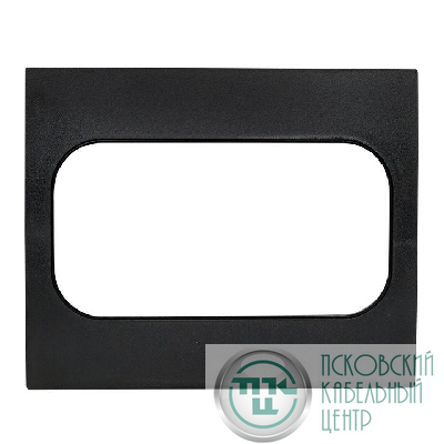 Рамка для розетки 2-м Стокгольм черн. PROxima EKF EYM-G-303-30