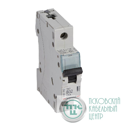 Выключатель автоматический модульный 1п B 32А 10кА TX3 6000 1мод. 230/400В Leg 403863