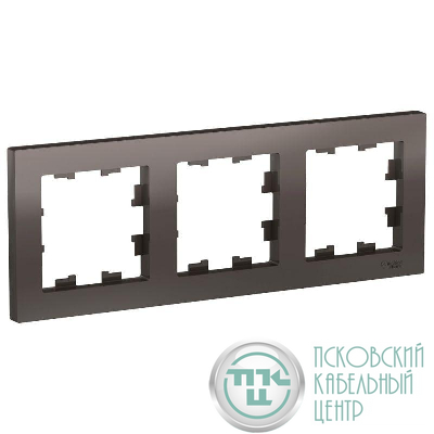 Рамка 3-м AtlasDesign универс. мокко SE ATN000603