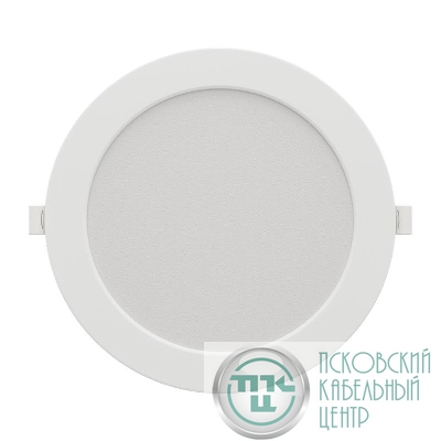 Панель светодиодная встраив. 3 ССT 24Вт 230В/50Гц 1920лм 3-4-6.5К IP44 d225х26мм круг Apeyron 06-164