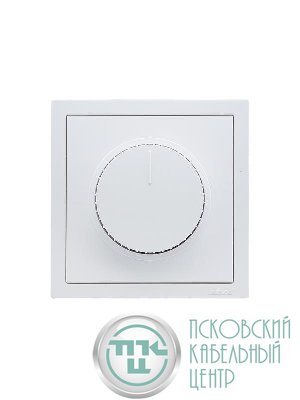 Диммер 1000Вт СП ZIMA IP20 бел. LEZARD 704-0288-157