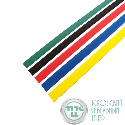 Набор трубок термоусадочных ТУТ нг 25.0/12.5 5 цветов 1м (уп.25шт) Rexant 29-0175