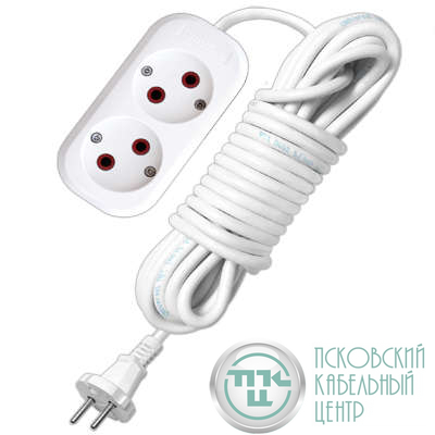 Удлинитель 2х7м без заземл. 10А IP20 У6-011М ПВС 2х1 UNIVersal 011М-07