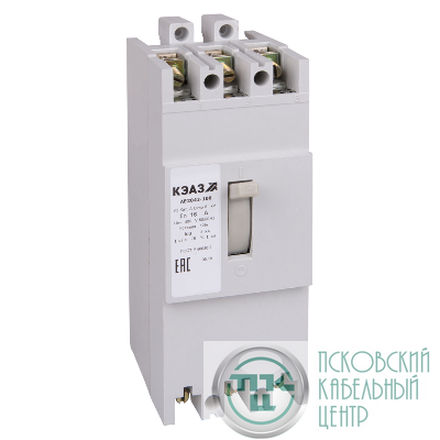 Выключатель автоматический 3п 25А 12Iн 3кА АЕ2046-100 У3 400В AC КЭАЗ 104224