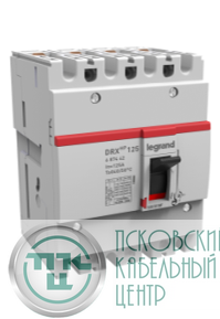 Выключатель автоматический 4п 125А 25кА DRX 125 HP TM Рег Leg 669719