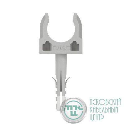 Держатель для труб (клипса) d16мм с защелкой и дюбелем DKC 51316