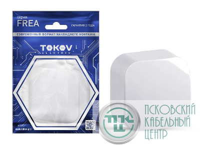 Выключатель 1-кл. ОП Frea 10А IP20 250В АБС-пластик бел. TOKOV ELECTRIC TKE-FR-V1-C01