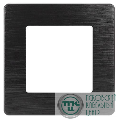 Рамка 1-м 12-5101-06 сатин черн. Эра Б0052504