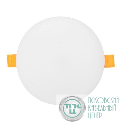 Светильник светодиодный ДВО 1105 18Вт 4000К IP20 круглый встраив. даунлайт безрамочный LUMA EKF DLL-1105-R-18-4000