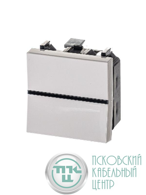 Механизм выключателя 1-кл. с клавишей 2мод. Zenit бел. ABB 2CLA220100N1101