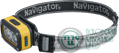 Фонарь аккумуляторный налобный 95 628 NPT-H43-ACCU 1LEDx3Вт 1LEDx3Вт 5реж Li-ion 0.5А.ч NAVIGATOR 95628