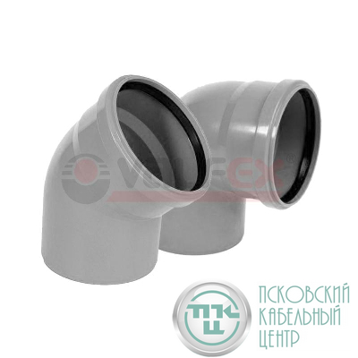 Отвод 87.5град.-75мм (100) VALFEX 20101075