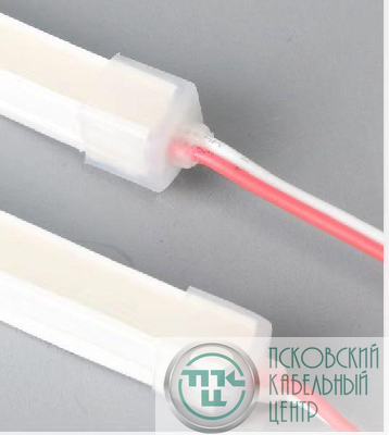 Комплект торцевых заглушек с проводом для ленты NEON 8.5x10 SIDE/TOP (уп.5шт) VARTON V4-NS-00.0052.STR-0001