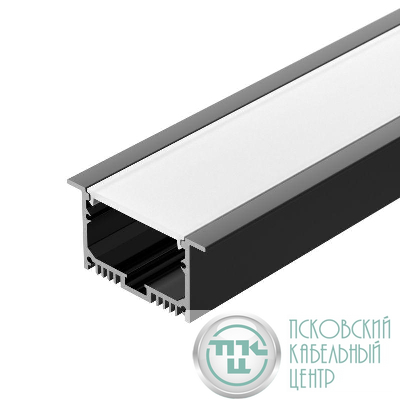 Профиль SL-LINIA62-F-2500 BLACK+OPAL с экраном алюм. Arlight 036307