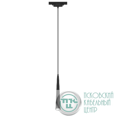 Светильник трековый подвес светодиодный ARTLINE 40х40х300мм 12Вт 960Лм 4000К 230В алюм. 6.4кв.м черн.н Ritter 59713 5