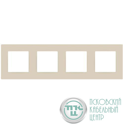 Рамка 4-м 12-5204-02 Классик сл. кость Эра Б0067749