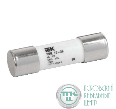 Вставка плавкая цилиндрическая ПВЦ 10х38 25А IEK CFL10-025