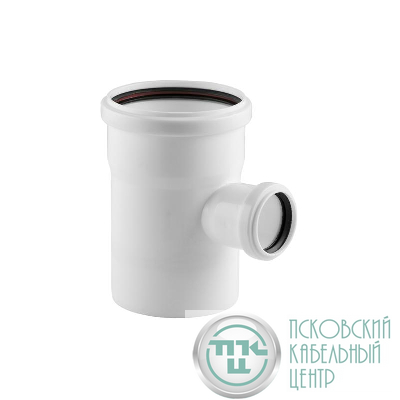 Тройник ELITE МК МПП 110/50х87 бел. RTP 36513