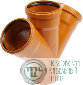 Крестовина 110/110/110х45град. рыжая (14) VALFEX 33110110