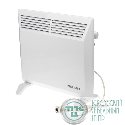 Конвектор электрический 1кВт с механическим термостатом Rexant 60-0090