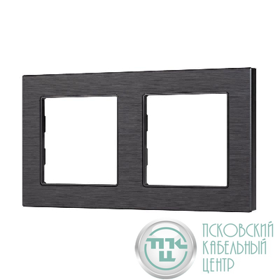 Рамка алюминиевая FRM-PRESTO-ALS-2-BK Arlight 043855