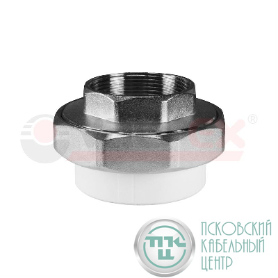 Муфта комб. разъем. (американка) с внутренней резьбой 20х3/4дюйм (200/25) VALFEX 10155120