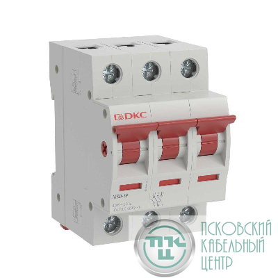 Выключатель нагрузки модульный 3п 63А MSD YON MSD-3P63