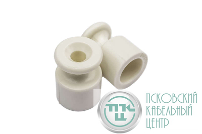 Изолятор ОП пластик сл. кость (уп.100шт) Bironi B1-551-211-100