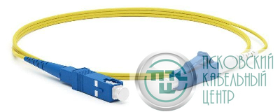 Патч-корд FC-S2-9-LC/UR-SC/UR-H-1M-LSZH-YL волоконно-оптический (шнур) SM 9/125 (OS2) LC/UPC-SC/UPC simplex LSZH 1м Hyperline 242784