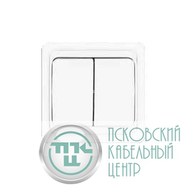 Выключатель 2-кл. СП Валери 10А IP20 бел. UNIVersal В0023