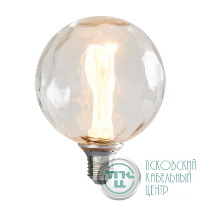 Лампа светодиодная филаментная Loft 271 G125FCE 4Вт 1800К E27 Voltega 8545