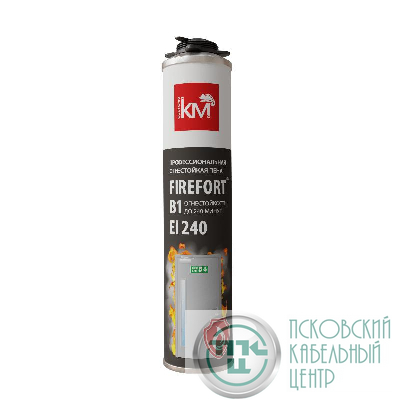 Пена монтажная огнестойкая FIREFORT B1 KM-FF-POM-B1 750мл КМ LO43490