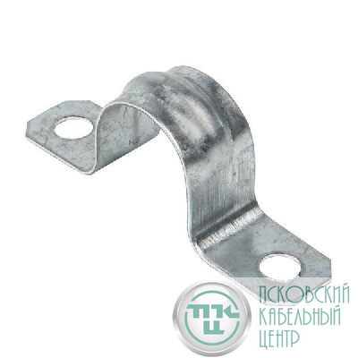 Скоба крепежная двухлапковая d19-20мм метал. EKF sm-2-19-20