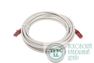 Патч-корд кат.5E F/UTP экранир. LSZH PC-LPM-STP-RJ45-RJ45-C5e-5M-LSZH-GY 5м сер. Hyperline 42339