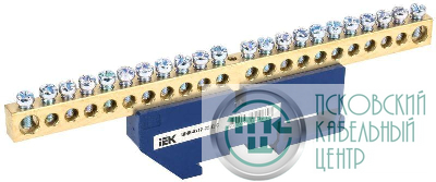 Шина нулевая на DIN-изол. ШНИ-8х12-22-Д-С IEK YNN10-812-22D-K07