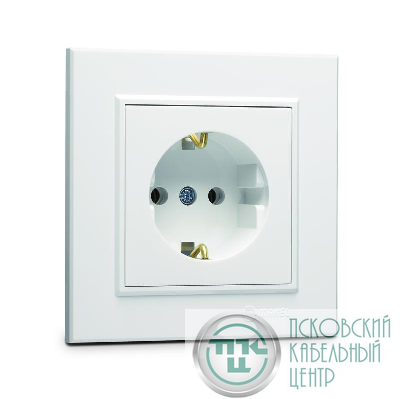 Розетка с/з (Керамика) СП Karea 16А IP20 бел. Makel 56001008