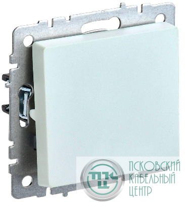 Выключатель перекрестный 1-кл. СП BRITE 10А ВС10-1-3-БрЖ жемчуж. IEK BR-V13-0-10-K36