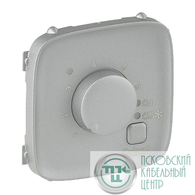 Панель лицевая Valena Allure для термостата для теплых полов алюм. Leg 755327