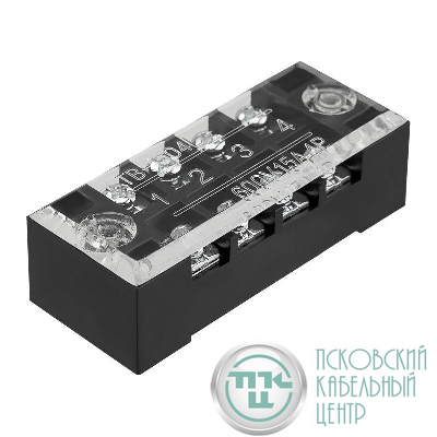 Блок зажимов клеммный БЗН ТВ-1504 1.5кв.мм 15А 4 пары Rexant 11-2150