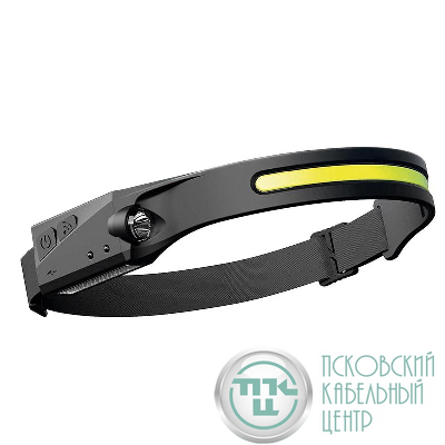 Фонарь аккумуляторный налобный AccuFH3-L3W/L3W-FLEX 3Вт COB+3Вт XPE 1200мАч с функцией управления жестами 5 режимов ФАZА 5044937