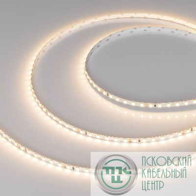 Лента светодиодная RT-A120-5mm 24V Warm 3000К 9.6Вт/м IP20 2835 узкая (уп.5м) Arlight 024105(2)