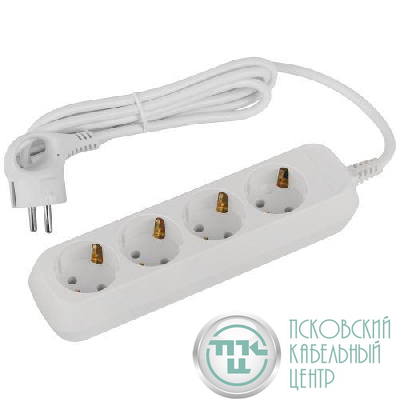 Удлинитель 4х1.5м с заземл. ПВС 3х1 UDL-16-415-E Greenline Эра Б0065081