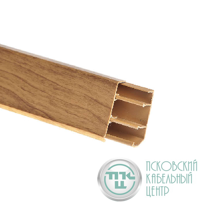 Кабель-канал плинтусный 50х10х18 L2500 пластик бук Ruvinil РКП-38М