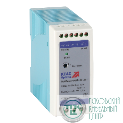 Блок питания OptiPower MDR-60-24-1 КЭАЗ 284541