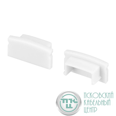 Заглушка LINE-1708 глухая WHITE пластик (комплект) Arlight 044236